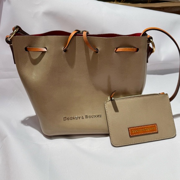 Dooney & Bourke Serena Drawstring Bucket Bag with Attached Pouch - 2015-2016 - Picture 2 of 16